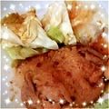 はにーくろーばー's cooksnap of when they made キャベツと鶏もも肉のジンジャーソテー.