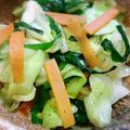 ICCHIE31's cooksnap of when they made ＊節約＊新キャベツとニラの野菜炒め＊.