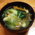 かずみん5's cooksnap of when they made 青梗菜とモヤシの玉子コンソメスープ.