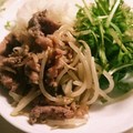 crystaI's cooksnap of when they made 生姜焼きinもやし.