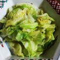 かおりちゅわわわ～ん's cooksnap of when they made 春キャベツの塩ナムル.