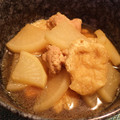 北海道伯爵's cooksnap of when they made 油揚げ☆鶏もも☆大根☆のお手軽煮物♪.