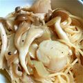 サトエリ☆彡's cooksnap of when they made 帆立と舞茸のバター醤油パスタ♪.