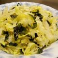 おかつぎ's cooksnap of when they made キャベツとワカメのナムル.