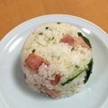 kusakachan's cooksnap of when they made 焼き豚とチンゲンサイのチャーハン.