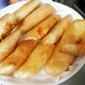 マリネキ's cooksnap of when they made 大好きキムチ入り☆ささみのチーズ春巻き.