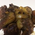 ゆーみーちゃん's cooksnap of when they made 鶏レバーと茄子のカレー炒め.