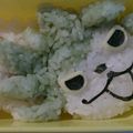 みお1021's cooksnap of when they made 妖怪ウォッチ☆☆トゲニャンのキャラ弁☆☆.