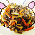 のん＊＊'s cooksnap of when they made 超簡単！牛肉と野菜の焼き肉のタレ炒め.