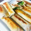 ちきakki's cooksnap of when they made キャベツたっぷりチーズコロッケ風春巻き.