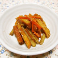 agu♡'s cooksnap of when they made ごぼうと人参とさつま揚げのきんぴら.