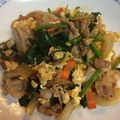 りえぴぃ～'s cooksnap of when they made 栄養満点！豚肉とほうれん草の玉子とじ.