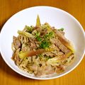つちかな's cooksnap of when they made レンコンと豚肉茗荷の香味めんつゆ炒め♪.