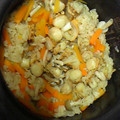 彩音ｍａｍａ's cooksnap of when they made べビーほたての炊き込みご飯☆.