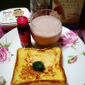 LiLiCo2's cooksnap of when they made イチゴバナナスムージー♡.