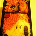 ★ｽｰﾊﾟｰまりた★'s cooksnap of when they made 簡単キャラ弁＊詰めるだけ！スヌーピー弁♪.