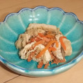 きらり流れ星's cooksnap of when they made 簡単☆ニンジンと油揚げのごま和え.