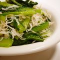 ぱんだのみみ's cooksnap of when they made 簡単！小松菜のお浸ししらす和え.