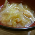 ピーチ♡チョコレート's cooksnap of when they made 白菜と油揚げのお味噌汁.