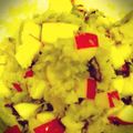 sara99's cooksnap of when they made Wりんごと薩摩芋๑ココミルサラダ✿.