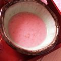 ゆうちゃき's cooksnap of when they made ☆離乳食　初期☆　イチゴミルクぱんがゆ.