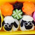 エツミルク's cooksnap of when they made ひつじのショーン弁当…♩.
