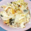 yauikri's cooksnap of when they made 簡単ヘルシー野菜と鶏胸肉の白菜まき♡.
