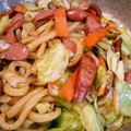 キャシー５１０'s cooksnap of when they made ＊うちの焼きうどん＊.