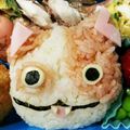 ozushi's cooksnap of when they made 妖怪ウォッチ★ブチニャン★キャラ弁.