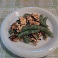 オレンジリング's cooksnap of when they made さやえんどうと塩昆布の卵炒め♬.