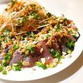 sacoママ's cooksnap of when they made タレがうまいっ！！　いなだの韓国風お刺身.