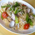 ちくえだ's cooksnap of when they made あさりとアスパラでノンオイルのボンゴレ.