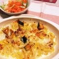 ブールブーラン's cooksnap of when they made 牛乳で簡単 かぼちゃ きのこの グラタン.