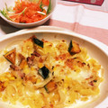 ブールブーラン's cooksnap of when they made 牛乳で簡単 かぼちゃ きのこの グラタン.