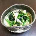 shinrimyu's cooksnap of when they made のびるとワカメの辛子味噌和え.