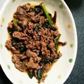 とっくママ's cooksnap of when they made 簡単 早い！ 牛肉 ニラの 胡麻油炒め♪.