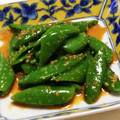 ゴリゴリゴーちゃん's cooksnap of when they made ＊スナップえんどうの柚子胡椒ごまマヨ＊.