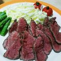 ☆またこ☆'s cooksnap of when they made 簡単＊フライパン・ローストビーフ＆ソース.