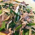 まリﾁｬﾝ's cooksnap of when they made 豚ばらとわけぎともやしの炒め物.