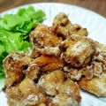 oいちo's cooksnap of when they made 【カレー＆ごま油で】本格！鶏のから揚げ.