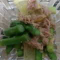 むっちゃり's cooksnap of when they made 妊婦料理☆アスパラとツナのレモン和え.