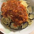 ぺんちゃん☆★'s cooksnap of when they made 簡単ミートスパゲッティ☆市販レトルト使用.