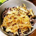 モトコ・村雨's cooksnap of when they made 超簡単　牛肉焼くだけ丼.