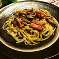 りすこ27's cooksnap of when they made キノコのバター風味パスタ.