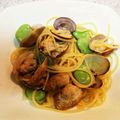 まるこさん姉さん's cooksnap of when they made あさりとそら豆のパスタ.