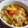 鈴まゆ's cooksnap of when they made 簡単美味☆出汁が効くぶっかけカレーうどん.