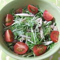 moruchama's cooksnap of when they made 簡単☆水菜ときのこの和風なサラダ.