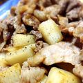 suzusio14's cooksnap of when they made ＊山芋と豚肉のガリマヨ味噌炒め＊.
