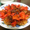 クックULE2N2☆'s cooksnap of when they made 挽肉、玉ねぎ、人参だけ簡単ふわもちバーグ.