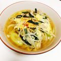 かえるさん家の食卓's cooksnap of when they made あったか！ニラ玉かけうどん.